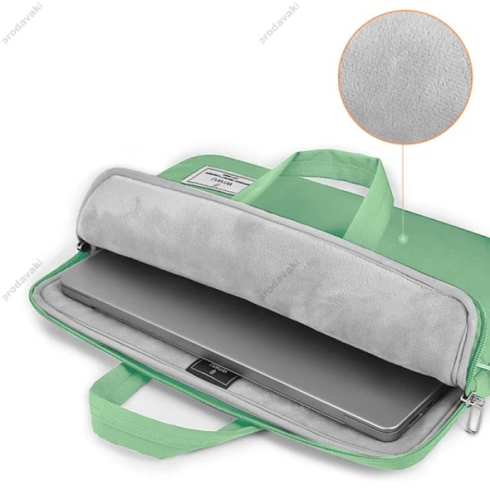 Сумка WiWU VIVI Laptop Handbag для MacBook ноутбука планшета 13"-14.2" Green