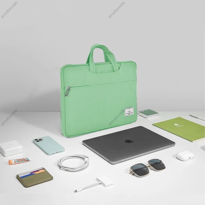Сумка WiWU VIVI Laptop Handbag для MacBook ноутбука планшета 13"-14.2" Green