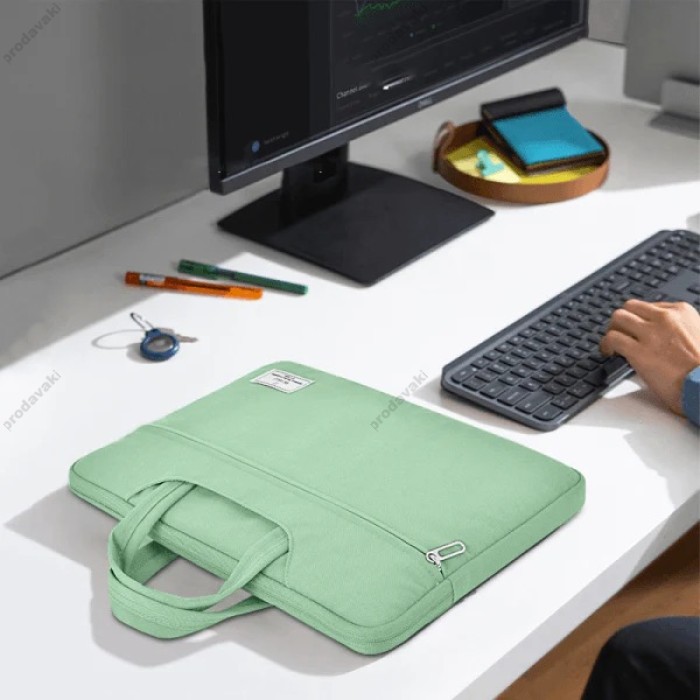 Сумка WiWU VIVI Laptop Handbag для MacBook ноутбука планшета 13"-14.2" Green