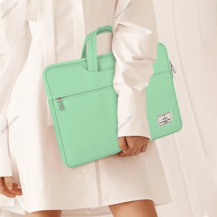 Сумка WiWU VIVI Laptop Handbag для MacBook ноутбука планшета 13"-14.2" Green