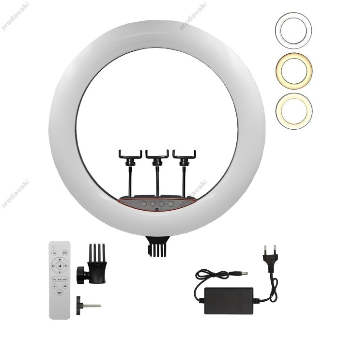 Лампа кільцева LED Ring Light CH LJJ-22 56см 2700-6500К з пультом