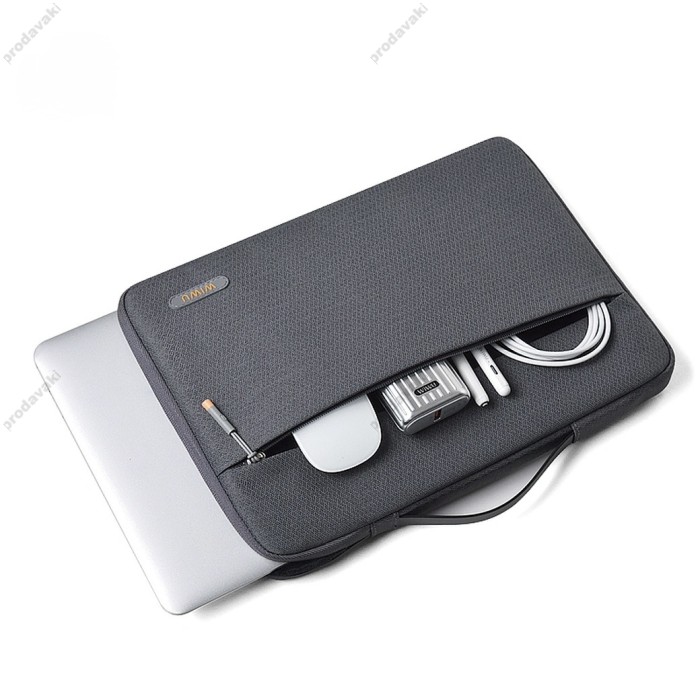 Чохол-папка WIWU Pilot Sleeve для MacBook ноутбука 15"-16.2" Grey