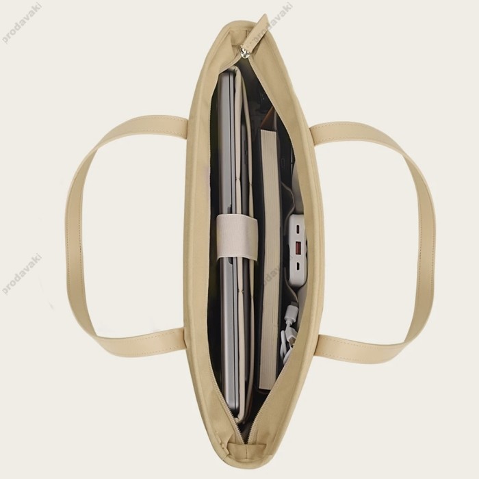 Сумка Wiwu Ora Tote для MacBook ноутбука планшета 13"-14.2" Ivory