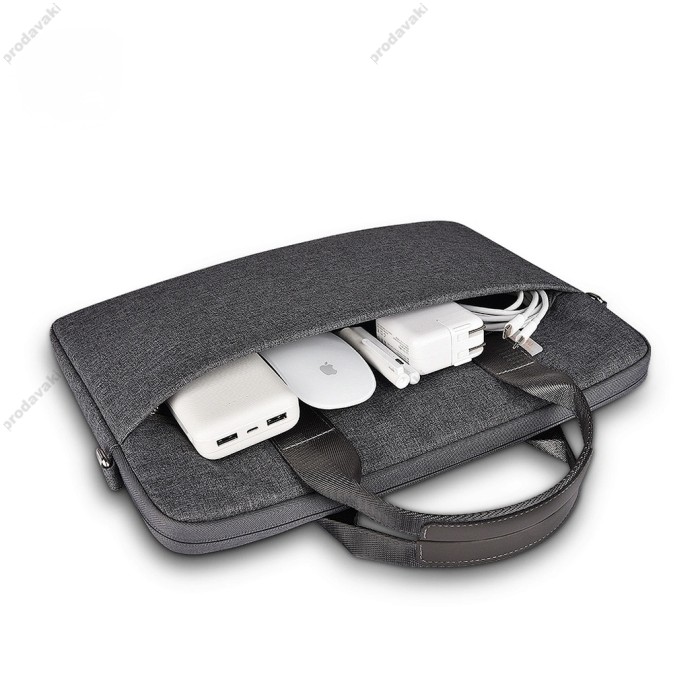 Сумка WiWU Minimalist Laptop Bag II для MacBook ноутбука планшета 13"-14.2" Grey