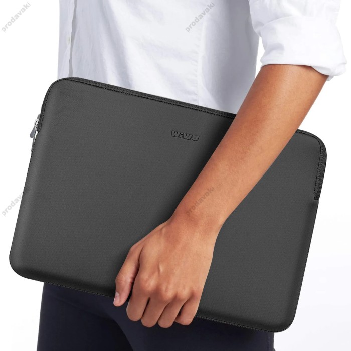 Папка-конверт Wiwu Skin Zero Sleeve для MacBook ноутбука планшета 13"-14.2'' Black