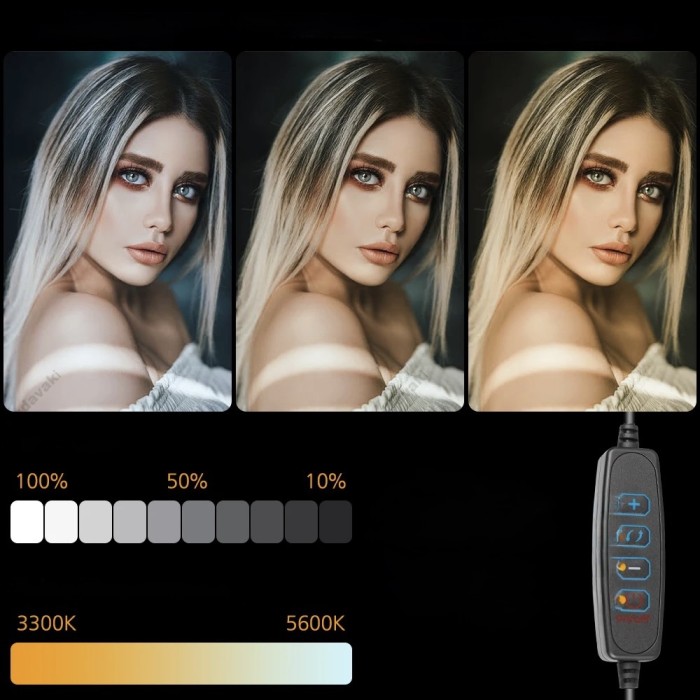 Лампа відеосвітло LED Viva VL8 120 Lights USB 15W 5V 4 color filters