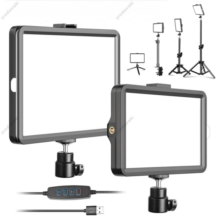 Лампа відеосвітло LED Viva VL8 120 Lights USB 15W 5V 4 color filters