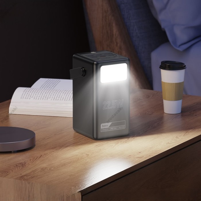 Повербанк портативний акумулятор Power bank Hoco DB03 Endure 22.5W fully compatible 100 000mAh Black