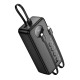 Повербанк портативний акумулятор Power bank Hoco J132B Sabio fully compatible 22.5W 30000 mAh Black