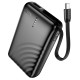 Повербанк портативний акумулятор Power bank Hoco J134A Strong 10000 mAh Black