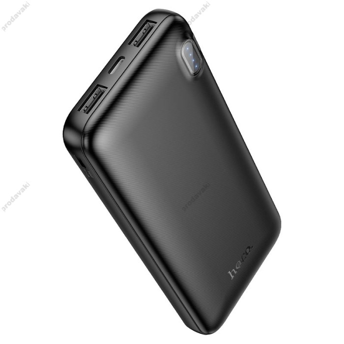 Повербанк портативний акумулятор Power bank Hoco J128 Powerful 10000 mAh Black