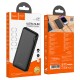 Повербанк портативний акумулятор Power bank Hoco J128 Powerful 10000 mAh Black
