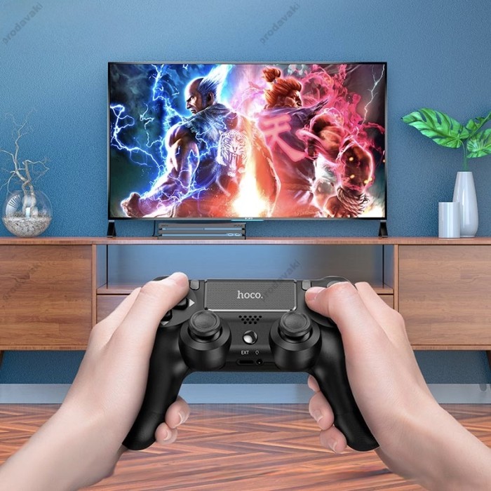 Джойстик ігровий контролер HOCO DGM01 Cool Play Multi-function PS4 бездротовий gamepad Black