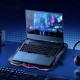 Підставка для ноутбука та MacBook Hoco DH26 RGB notebook multi-fan cooling stand Black