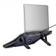 Підставка для ноутбука та MacBook Hoco DH26 RGB notebook multi-fan cooling stand Black