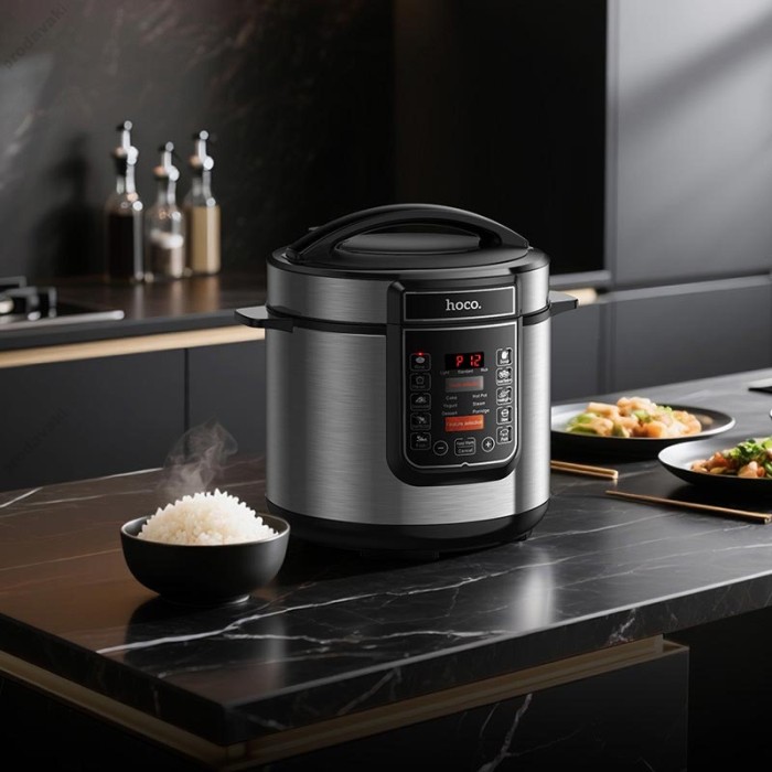 Мультиварка HOCO HJD27A multifunctional electric pressure cooker 6L 1000W Black