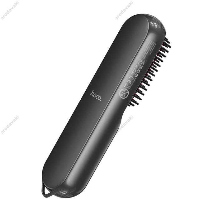 Електрична гребінець-випрямляч для волосся HOCO HP45 Heating straight hair comb Grey