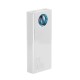 Повербанк портативний акумулятор Power Bank Baseus Amblight Digital Display 65W 30000 mAh White PPLG000102