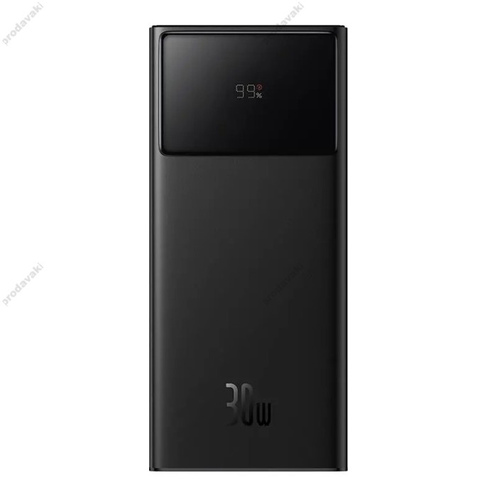 Повербанк портативний акумулятор Power bank Baseus Star-Lord Digital 30W 30000 mAh Cluster Black P10022905113-00