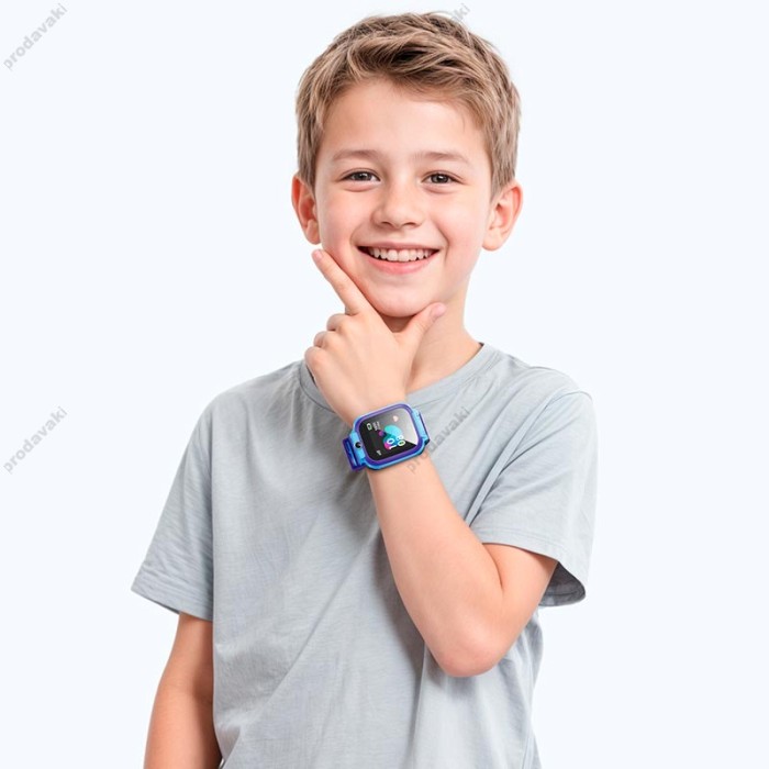 Дитячий смарт-годинник HOCO Y105 2G children phone watch Blue
