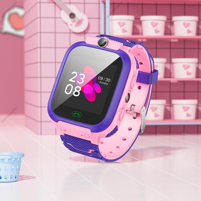 Дитячий смарт-годинник HOCO Y105 2G children phone watch Pink