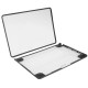 Протиударний чохол SwitchEasy Defender Protectiv для MacBook New Air 13.6 2022-2026 M2/M3/M4/M5 Black-Transparent
