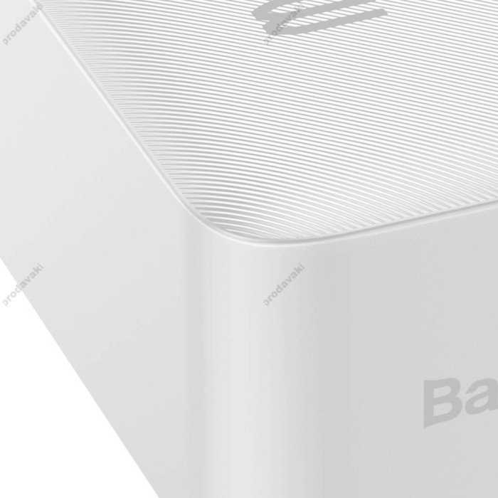 Повербанк портативний акумулятор Power Bank Baseus Bipow Digital Display 30000 mAh 15W White PPBD050202
