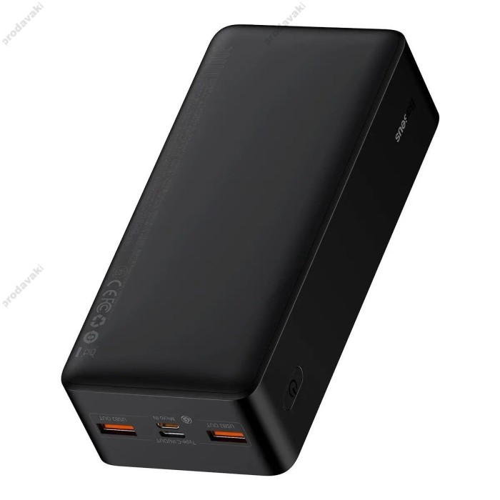 Повербанк портативний акумулятор Power bank Baseus Bipow Digital Display Power Bank 30000 mAh 20W Black PPBD050401