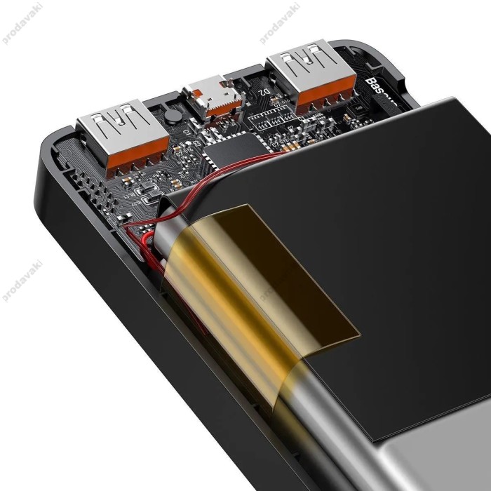 Повербанк портативний акумулятор Power bank Baseus Bipow Digital Display Power Bank 30000 mAh 20W Black PPBD050401