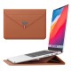 Чохол - конверт xVibe Leather PU sleeve stand для MacBook ноутбука планшета 13"-14.2" Brown