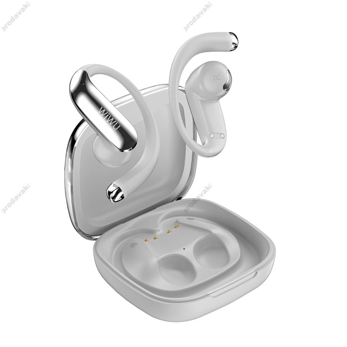 Бездротові навушники Bluetooth WiWU Ai303 Multilingual Real-time Translation BT 6.0 Grey