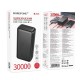 Повербанк портативний акумулятор Power bank Borofone BJ80B Clever 22.5W+PD20W 30000 mAh Black