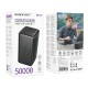 Повербанк портативний акумулятор Power bank Borofone BJ80C Clever 22.5W+PD20W 50000 mAh Black