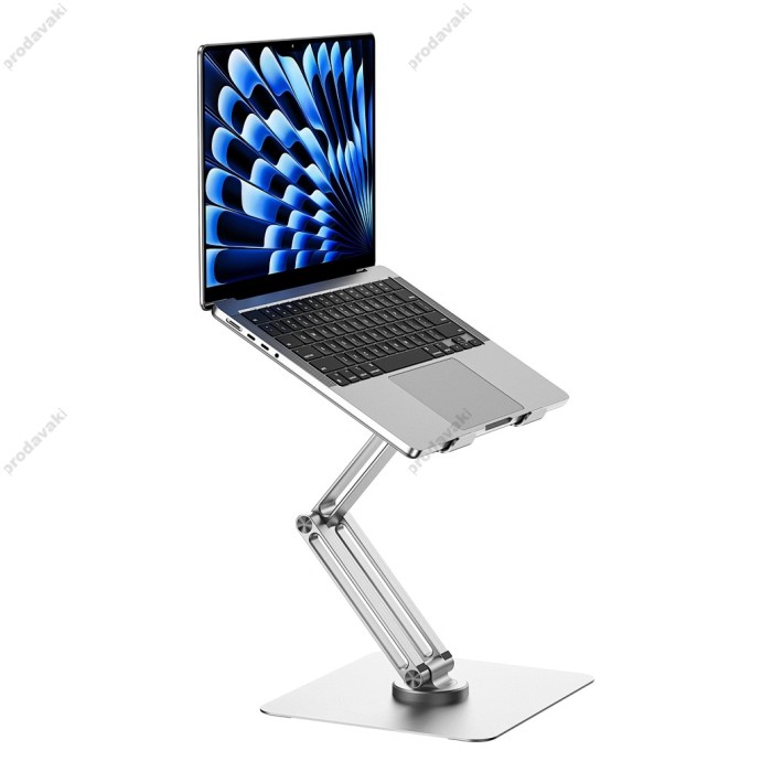 Підставка для ноутбука та MacBook Wiwu S801 Ergonomic Aluminum Alloy Laptop Stand Silver