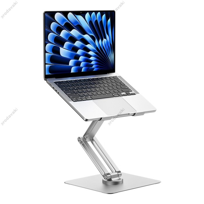 Підставка для ноутбука та MacBook Wiwu S801 Ergonomic Aluminum Alloy Laptop Stand Silver