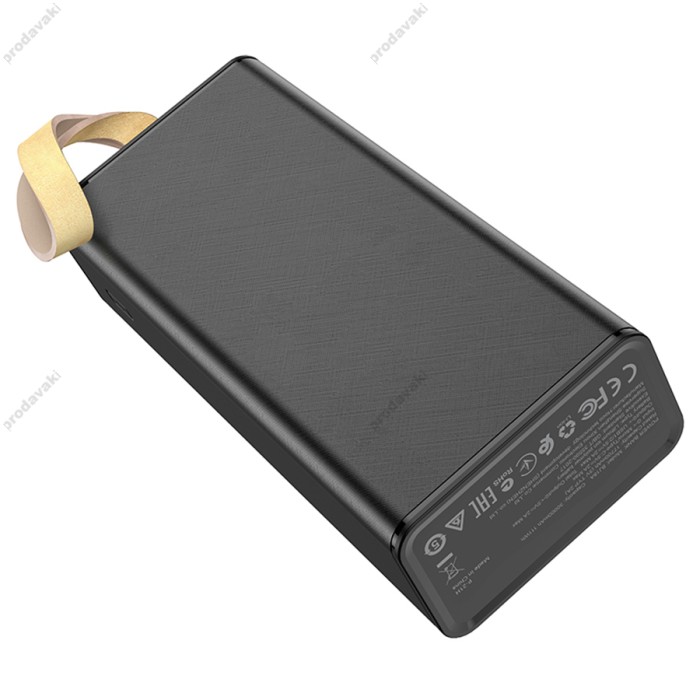 Повербанк портативний акумулятор Power bank BOROFONE BJ18A Coolmy 30000 mAh black