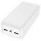 Повербанк портативний акумулятор Power bank Hoco J118B Speed energy with cable 20W 30000 mAh White