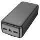 Повербанк портативний акумулятор Power bank Hoco J118B Speed energy with cable 20W 30000 mAh Black