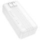Повербанк портативний акумулятор Power bank Hoco J118B Speed energy with cable 20W 30000 mAh White