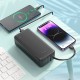 Повербанк портативний акумулятор Power bank Hoco J118B Speed energy with cable 20W 30000 mAh Black