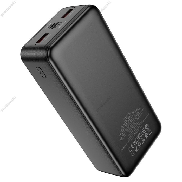 Повербанк портативний акумулятор Power bank Hoco J136B Sirui fully compatible 22.5W 30000 mAh Black