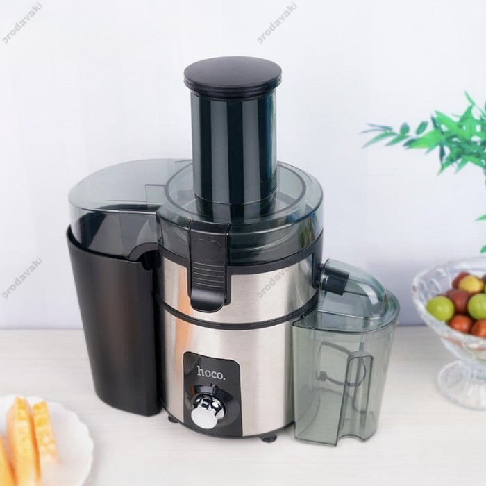 Соковижималка HOCO HJD01A Cool kitchen fast juicer 500ml 3 speed 400W Grey