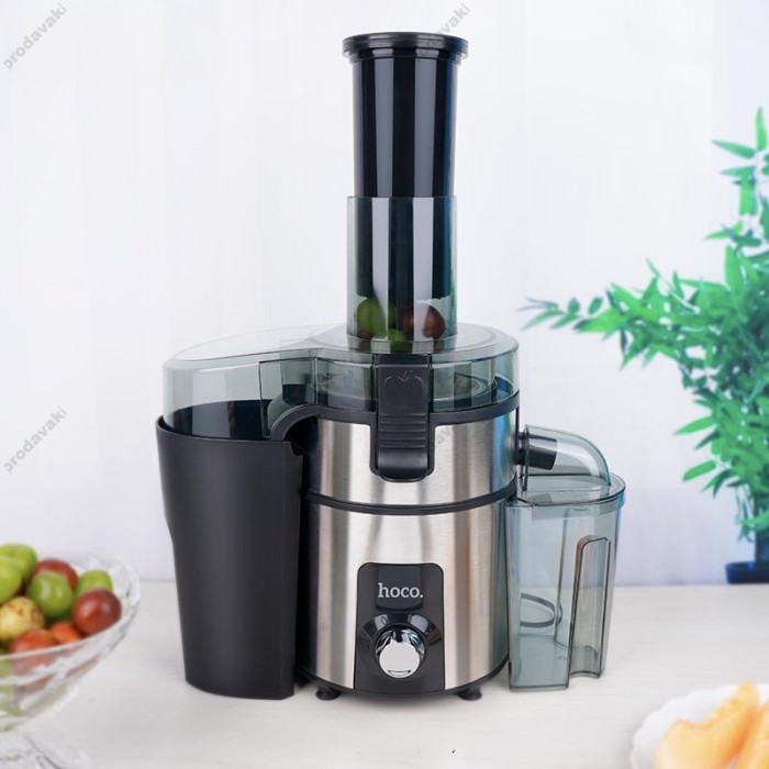 Соковижималка HOCO HJD01A Cool kitchen fast juicer 500ml 3 speed 400W Grey