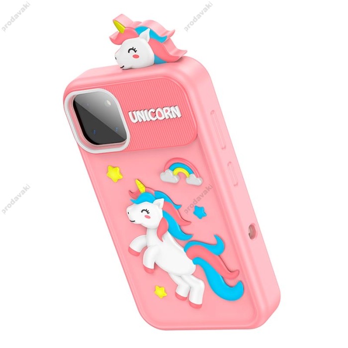 Мобільний телефон Дитячий HOCO Y103 2.8-inch children game (NO CALL SUPPORT) 8GB Pink
