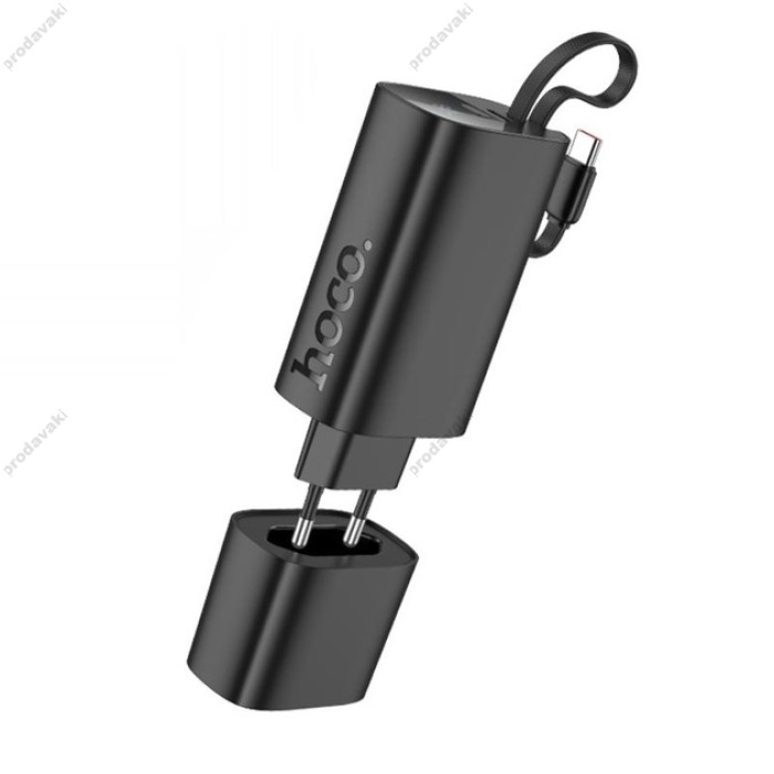Повербанк портативний акумулятор Power bank  Hoco J148 Handy 20W 5000 mAh Black