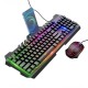 Комп'ютерна Клавіатура та миша HOCO DI16 Gaming Illuminated keyboard and mouse Black
