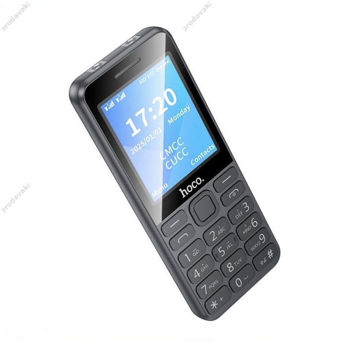 Мобільний телефон HOCO A13 Cool View 4G dual sim button Grey
