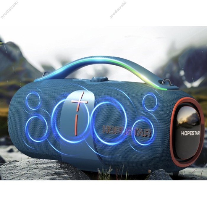 Портативна колонка Bluetooth Hopestar A85 400W Blue