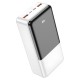 Повербанк портативний акумулятор Power Bank Hoco J108B Universe 22.5W 30000 mAh White