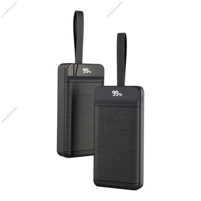 Повербанк портативний акумулятор Power bank XO PR156 30000 mAh Black